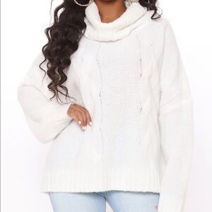 NWT fashion nova waiting for you sweater SMALL size